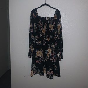 Floral Long Sleeve Sundress